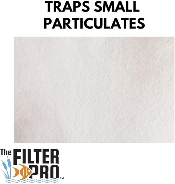Felt Filter Media, 100 Micron, 33" x 120" Roll, Perfect for Aquariums, Ponds or Water Gardens, Made in USA