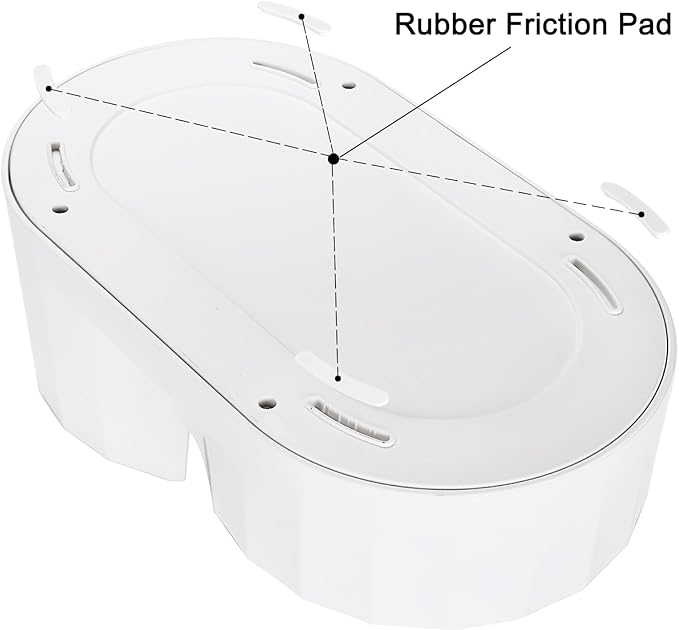 RIZZARI Automatic Dog Water Bowl: 5L Gravity Stainless Steel Cat Water Dispenser - with Two Caps and Filters for 8-20 LB Elderly Dogs with Spinal Problems - for Kitchen Bedroom