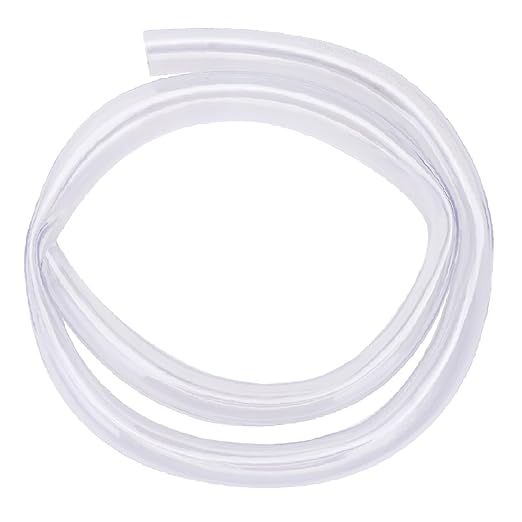 DERNORD PVC Tubing 1-1/4"ID X 1-1/2"OD Flexible Clear Vinyl Hose 5 Feet for Food Grade
