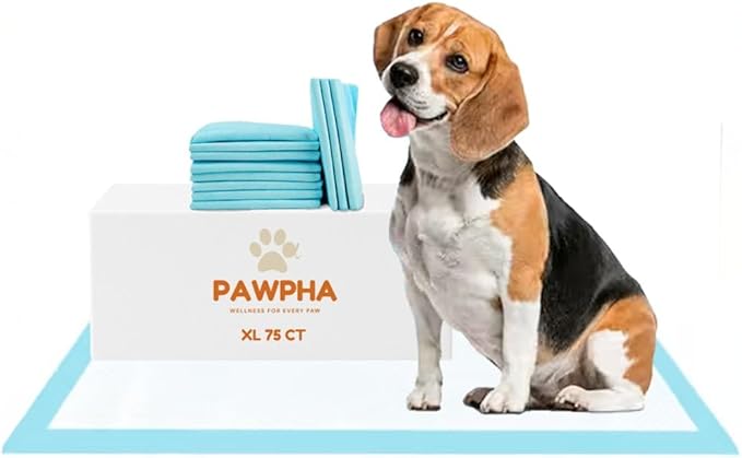 UltraCare Superabsorbent Leak Proof Odor Free Pet Friendly Puppy Pads, Best Potty-Training Disposable Pads, Gentle on Paws Pads XL 75 Extra Large 26x30 75 Count