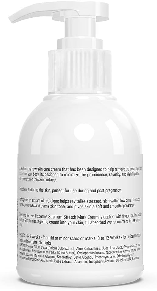 Verem Strallium Stretch Mark Cream, Removes Pregnancy Stretch Marks, Scar Removal and Moisturizing Cream, Stretch Mark Remover for Stomach, Thighs & All Body Parts- 150g