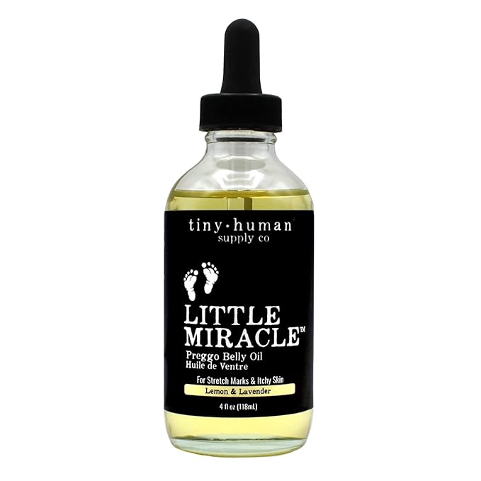 Preggo Belly Oil (Lemon & Lavender) for Pregnancy Stretch Marks and Itching