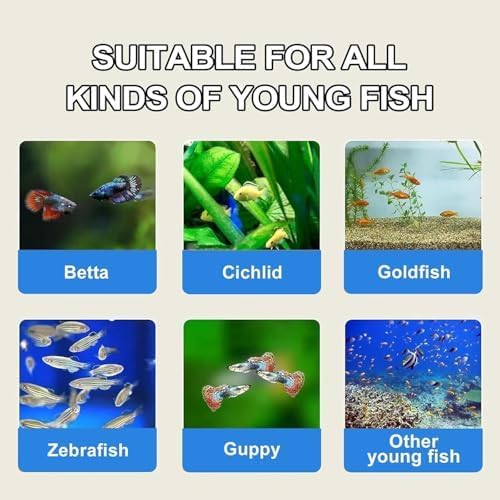 Bubble Magus Brine Shrimp Eggs/sea Monkey Eggs/Live Fish Food/Fairy Shrimp Egg Artemia high Protein Fish Food for brine Shrimp Hatchery 、 Clownfish Food 、 Reef roids Coral Food 、Feeder Guppies、beta
