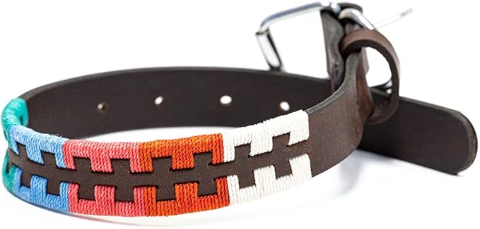 Gaucho Goods Tribal Leather Dog Collar - Zephyr (XL)
