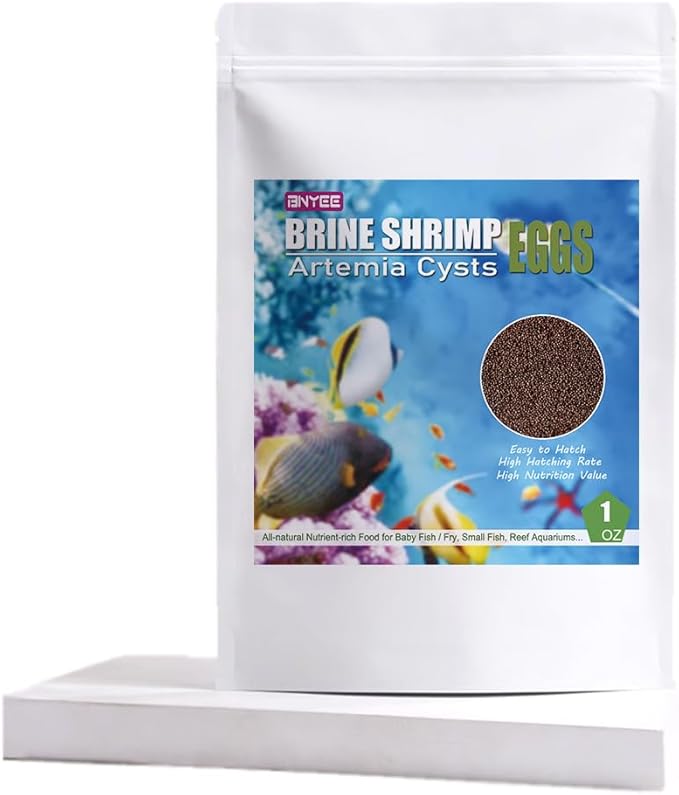 Brine Shrimp Eggs for Aquatic Foods Baby & Fry Foods The Popular 90% Hatch GSL Brine Shrimp Eggs (1 OZ)