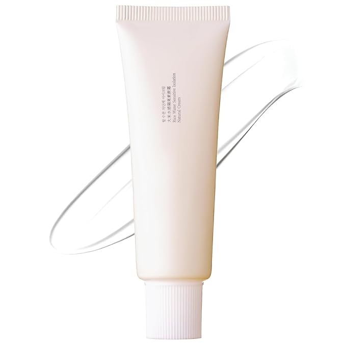 Relief Sun Rice Water Sensitive Isolation Natural Cream Organic SPF50+ PA++++ Sunscreen | Korean Formula Skin Care Broad Spectrum UVA/UVB Protection 50ml