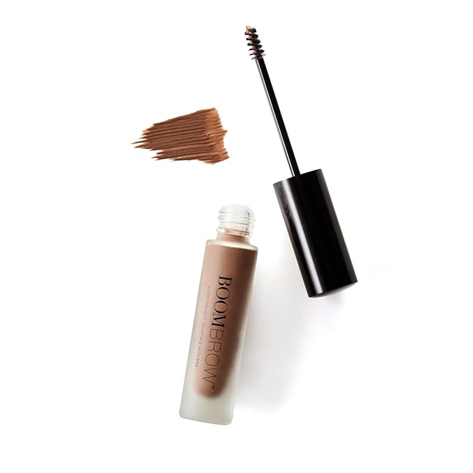 BOOM! by Cindy Joseph Boom Brow - Lightweight Shaping Eyebrow Mousse for Natural Brows - Subtle Definition & Volume Makeup for Women Over 50 - (Taupe)