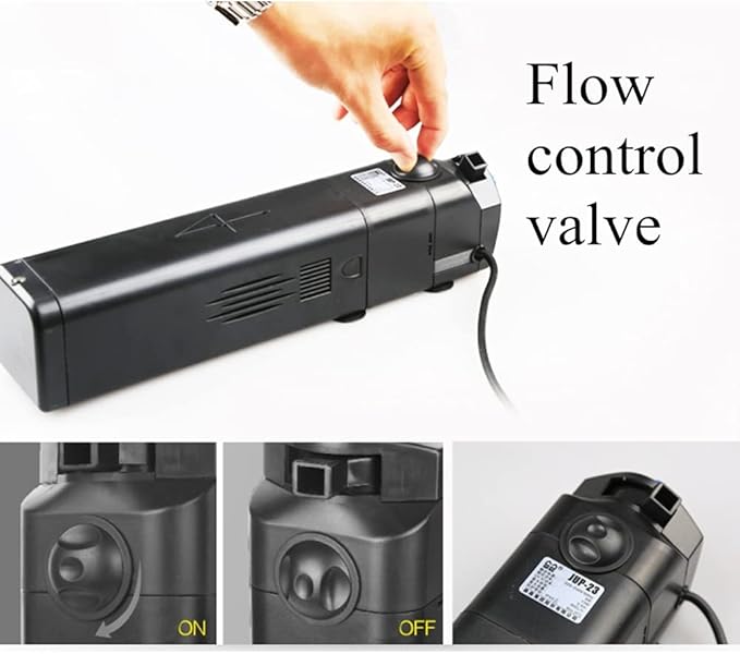 CNZ Aquarium Submersible Power Head with Built-in 13w Sterilizer,Black,JUP23