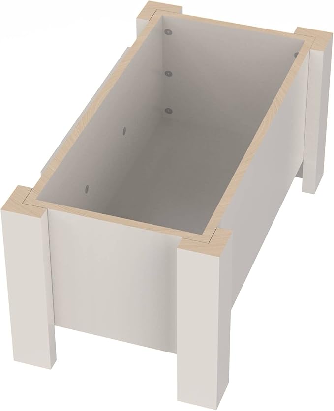 GTW Personalized Elevated Dog Bowl Stand for Large, Medium, Small, X-Small Dogs - Stainless Steel Food and Water Bowls - Raised Dog Dish with Internal Storage (Medium, Flag Design)