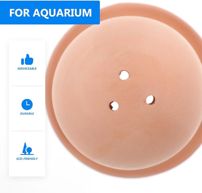iplusmile Fish Spawning Barrel with Isolation Net Medium Size 4.29In Shrimp and Angelfish Breeding Cone Aquarium Decoration Easy to Clean