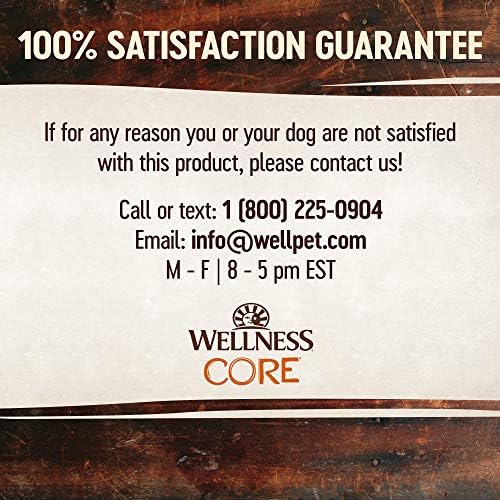 Wellness CORE+ Dry Dog Food with Freeze Dried Pieces, Grain Free, High Protein, Natural, Original Turkey & Chicken Recipe, (20-Pound Bag)