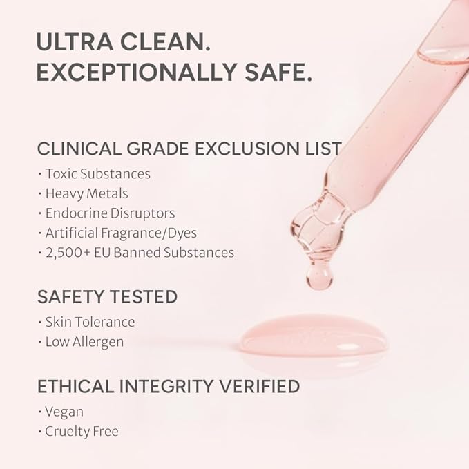 Firming Oil for Face & Body (1.69 fl oz) | For Pregnancy, Postpartum, Stretch Marks, Scars, Mature Crepey Skin, Glass Skin | Korean Skincare | Ultra Clean - Pregnancy-Safe - No Mineral Oil
