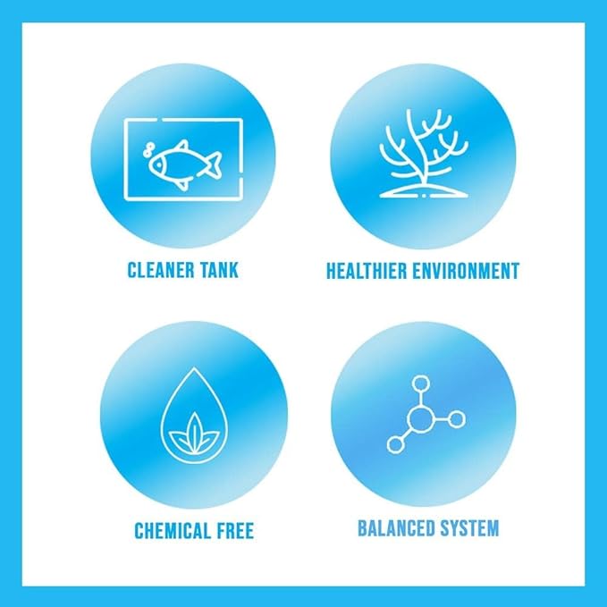 MICROBE-LIFT Special Blend Aquarium Treatment, Fish Tank Water Conditioner for Freshwater and Saltwater Tanks, Helps with Aquarium Algae Control and Odor, 16 Ounces (SBH16)