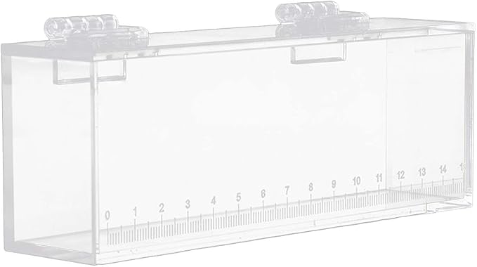 Fish Watching Box Fishing Photo Tank Acrylic Hatchery Incubator Observation Box Small Case Storage Box Holder Fish Breeding Tanks Photo Box, S