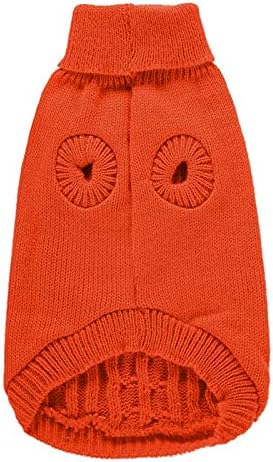 Warm Classic Turtleneck Pet Sweater for Small Dogs, Medium & Large Dogs - Cute Winter Dog & Cat Clothes Coat - Christmas Sweaters for Girls & Boys