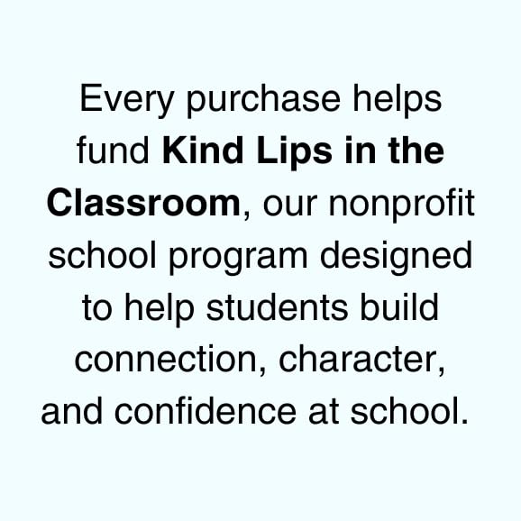Kind Lips Georgia Peach Lip Balm Single Tube | Organic Lip Balm for Dry Lips | Natural Moisturizing Lip Care | Gluten Free | Made in USA