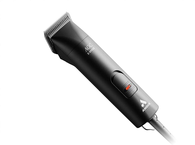 Andis 24675 UltraEdge 2-Speed Detachable Blade Pet/Dog Clipper – Runs Cool & Quiet, Designed with Two-Speed Rotary Motor & Shatter-Proof Housing - For All Coats & Breeds - 120 Volts, Black