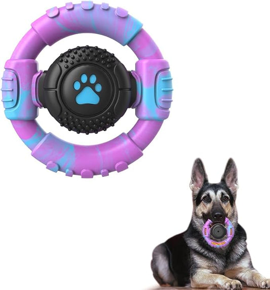 Dog Toys for Aggressive Chewers Large Medium Small Breed Indestructible Durable Tough Dog Chew Toys to Keep Them Busy Nylon Rubber Interactive Dog Toys