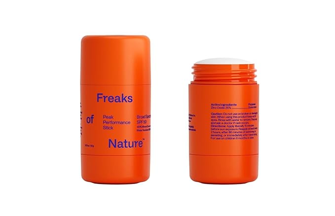 Freak Gift Bundle | Deeper Dive Moisturizer Serum, Peak Performance SPF 50 SunStick, Daily Defender SPF 30 & Barrier Balancing Cleanser | Eco-Friendly, Reef-Safe, Cruelty-Free | All Skin Types