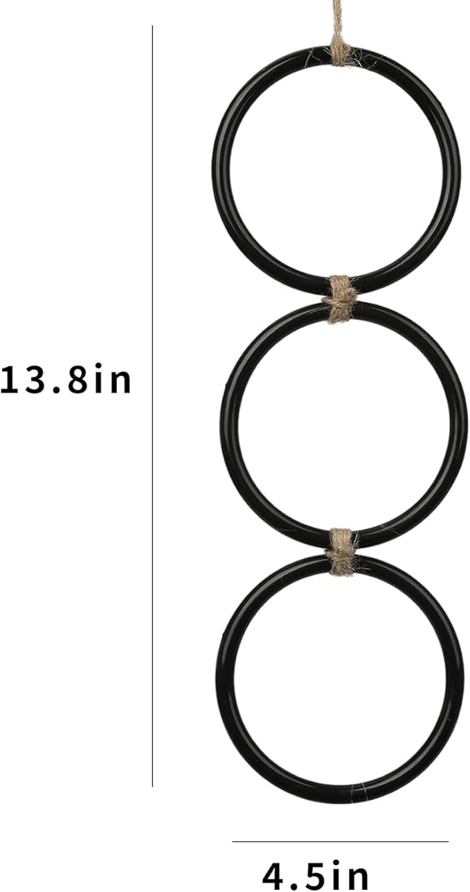 2PCS Ball Python Snake Climbing Rings - Enrichment Toys for Corn Snakes - Decorative Habitat Accessories for Reptile Tanks | Ideal for Terrariums, Bearded Dragons, Geckos, Lizards, Parrots