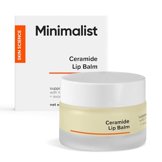 Minimalist Ceramide Lip Balm with Hyaluronic Acid for Dry Chapped Lips - 0.28 oz / 8g