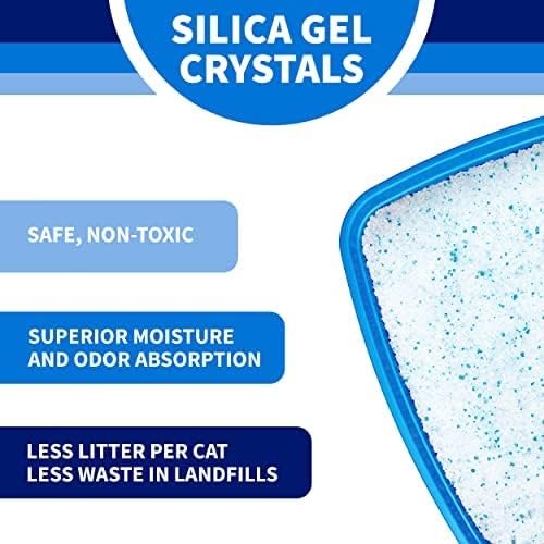 Litter Pearls Tracksless Unscented Non-Clumping Crystal Cat Litter with Odorbond, 10.5 Pounds
