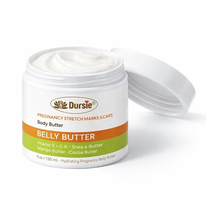 Best Effective Cream for Stretch Marks and Scars, Vitamin (E+C+A), Moisturizing Skin Support for Belly, Hips & Thighs – 5 oz