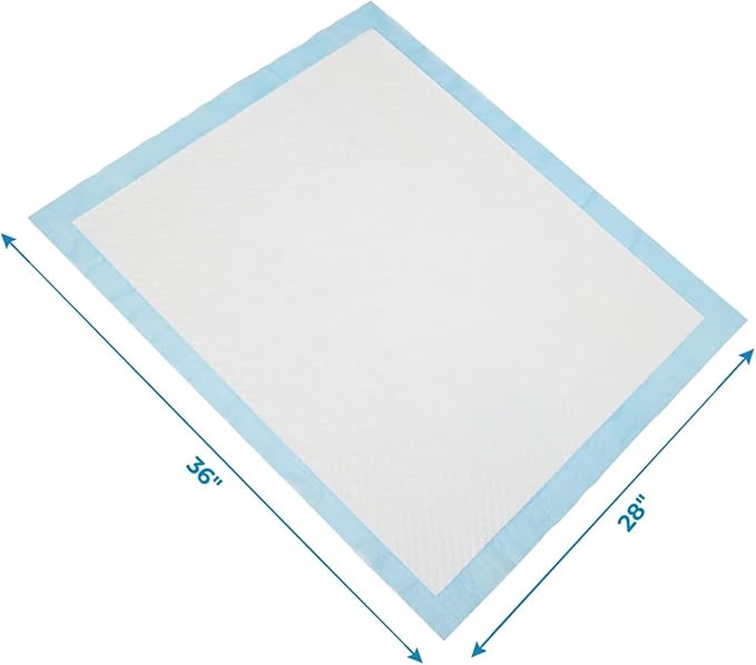 Best Pet Supplies XL Puppy Pads 40 Count - Super Absorbent Dog Training Pads, Quick-Dry, Odor Control, Disposable Pee Pads, Leak-Proof Wee Wee Pads for Indoor Dogs – Baby Blue XL, 40 Pack