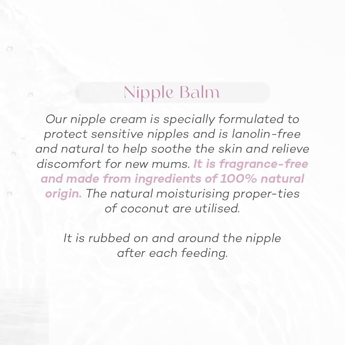 Gew’n Kirish Natural Nipple Balm with Coconut Oil, Shea Butter & Calendula | Fragrance-Free, Gentle Care for Nursing Mothers | Moisturizing Balm 30 ml