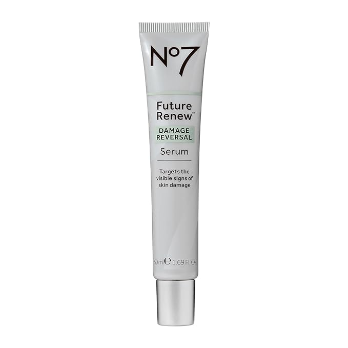 No7 Future Renew Damage Reversal Face Serum - Fast-Absorbing Peptide Serum to Help Visibly Reduce Fine Lines & Wrinkles - Enriched with Hyaluronic Acid & Niacinamide to Combat Dryness (1.69 Fl Oz)