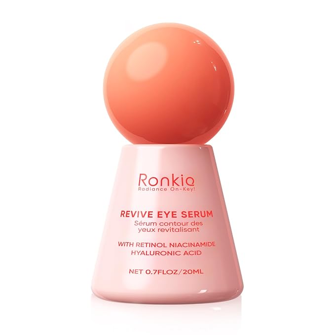 Retinol Eye Cream for Dark Circles: Revive Eye Serum for Anti-Aging - Reduces Fine Lines and Puffy Eyes for Women Day and Night Use 0.7 fl. oz