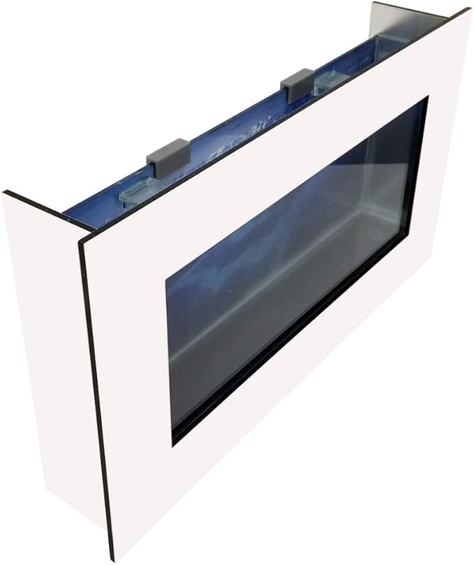 Aussie Aquariums AA-MINIVIEW-MWHITE 2.0 Wall Mounted Aquarium, Matte White