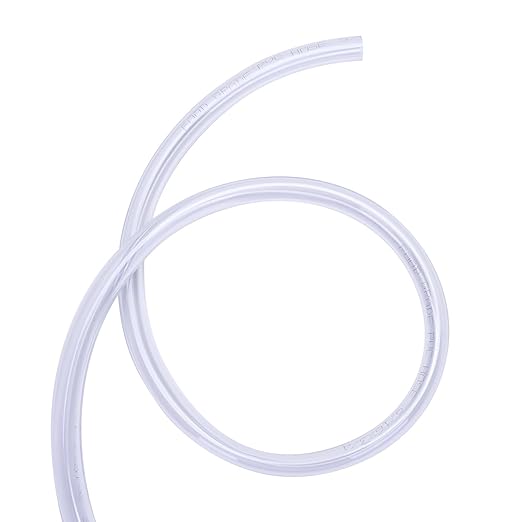 DERNORD PVC Tubing 9/16"ID X 3/4"OD Flexible Clear Vinyl Hose 25 Feet for Food Grade