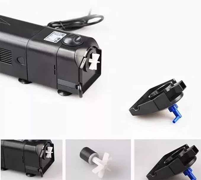 CNZ Aquarium Submersible Power Head with Built-in 13w Sterilizer,Black,JUP23