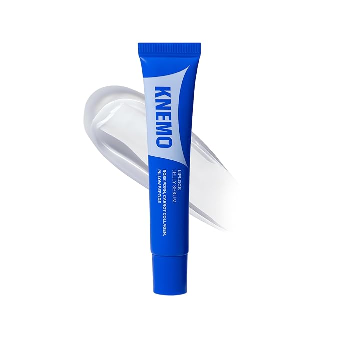 LipLock Jelly Serum for Dry Lips, Long-Lasting, Hydrating, Plumping, Glossy Mask with Rose PDRN, Carrot Collagen, Pillow Peptide, Moisturizing Tinted Lip Balm. (Crystal Clear)
