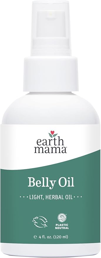 Earth Mama Belly Butter, Belly Oil, Skin & Scar Balm Kit for Dry, Stretching Skin | Moisturize + Encourage Skin's Natural Elasticity During Pregnancy | Pregnancy Stretch Mark Scar Cream