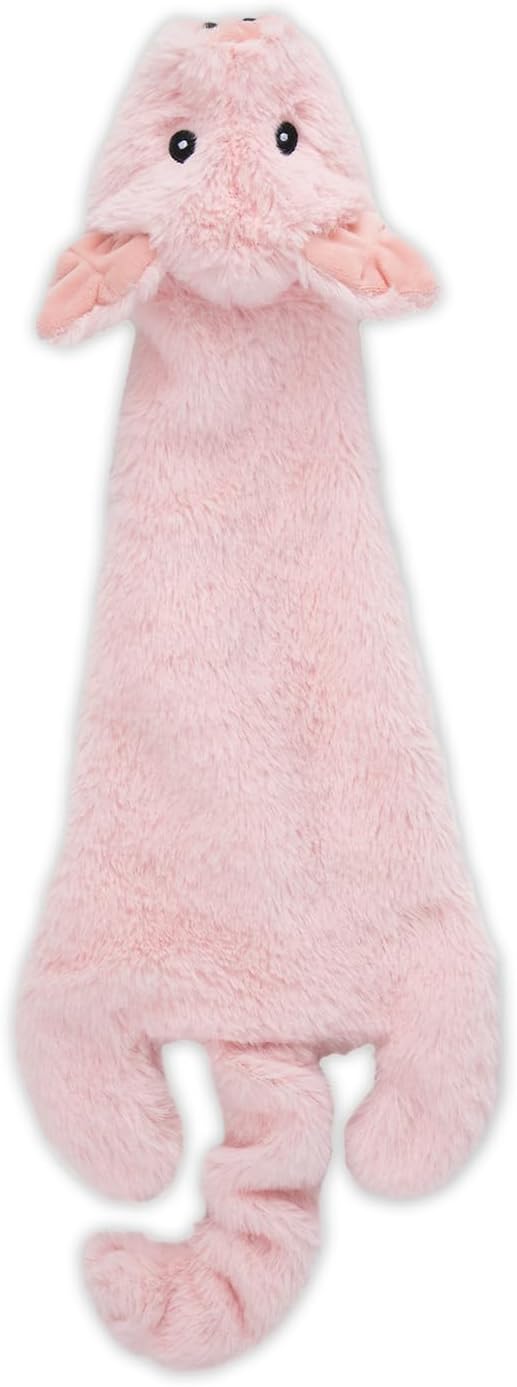 Best Pet Supplies Squeaky Dog Toys with Soft Durable Fabric for Small, Medium and Large Pets Interactive Toy for Indoor Play, Supports Active Biting and Play - Pig, Small