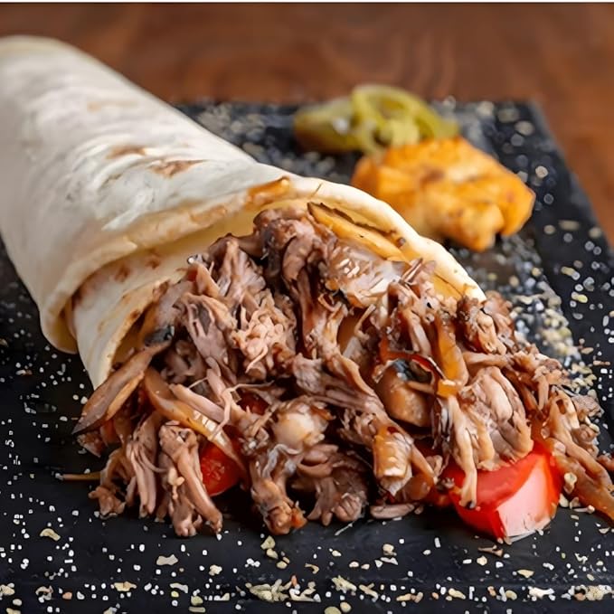 Old Hacienda Pulled BBQ Flavored Pork | 100% Shredded Seasoned Pork with Sauce | Fully Cooked & Ready to Eat | 29g Protein | No Preservatives or Artificial Flavors | BPA Free Pouch | Pack of 3-8oz