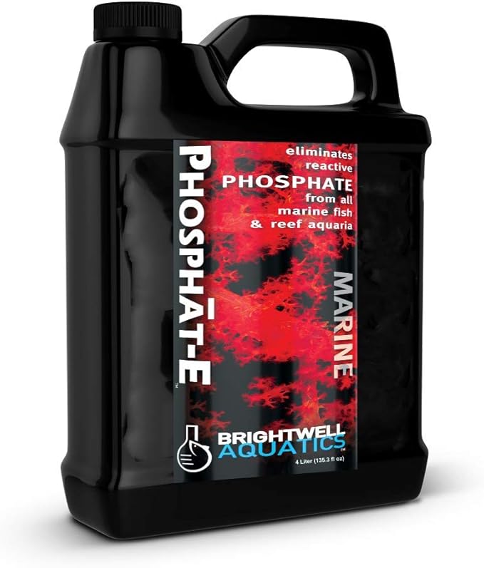 Brightwell Aquatics Phosphat-E Liquid Phosphate Remover for Marine Fish and Reef Aquariums - Aquarium Water Treatments, 135.25 fl oz