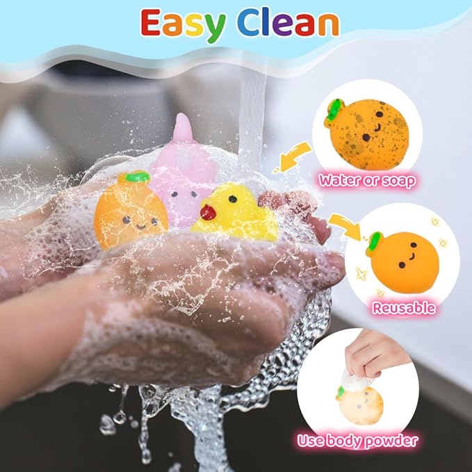 150 Pieces Kawaii Mini Animal Mochi Squishies Toy Party Favors for Kids 8-12 Fufu Bulk Squishy Slow Rising Sensory Fidget Toys for Classroom Prizes Set Christmas Pack Valentine Goodie Bags Easter Eggs