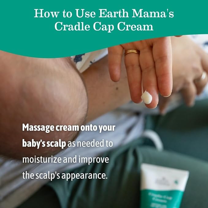 Earth Mama Cradle Cap Cream - 2 oz (Pack of 2)
