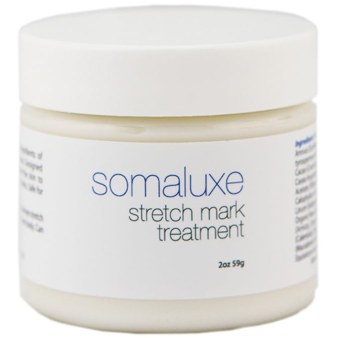 Somaluxe Collagen Stretch Mark Treatment with Hyaluronic Acid, CoQ10 and VItamin E, 2oz