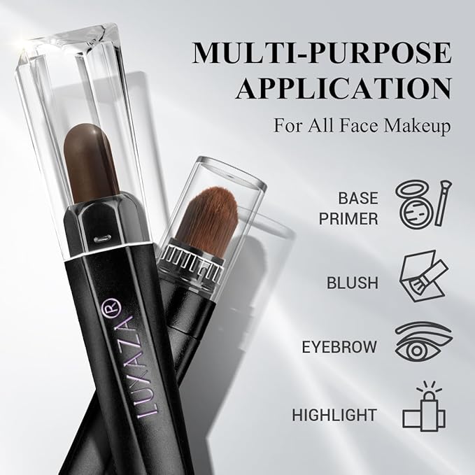 10PCS Eyeshadow Stick,Shimmer And Matte Brown Metallic Cream Eyeshadow Pencil Crayon with Smudge-proof & Waterproof,Eye Brightener Stick