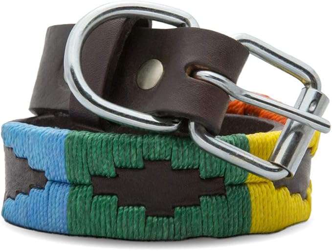 Leather Dog Collar in Orange by Gaucho Goods