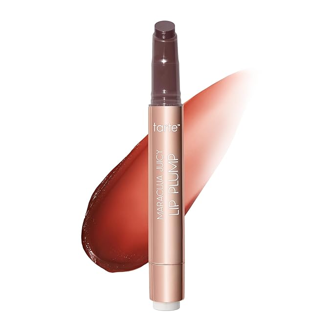 tarte maracuja juicy lip plump – Hydrating & Volumizing Lip Plumper Gloss Balm with Nourishing Hyaluronic Acid, Plumps & Moisturizes, Vegan & Cruelty-Free, full size, honeysuckle
