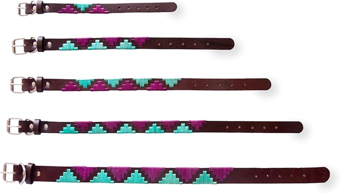 Gaucho Goods Soft Leather Dog Collar - Miami (S)