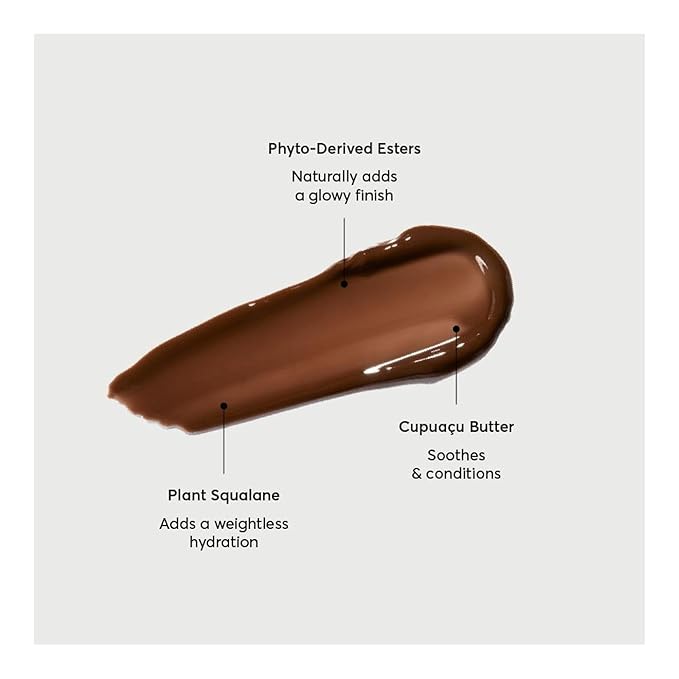 Naturium Phyto-Glow Lip Balm | With Shea Butter & Squalane, Sheer Tinted Colour | 10 ml, Mocha