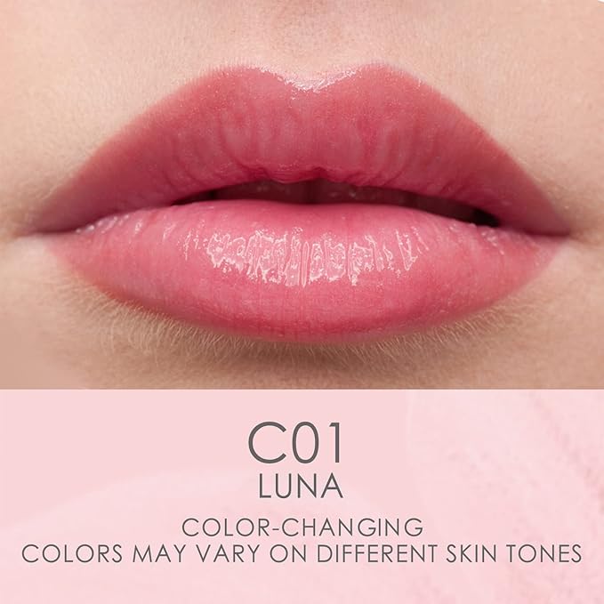 CATKIN Lip Balm Color Tinted Lipstick Ultra Hydrating Lip Deep Moistrurize Lip Care with Vitamin E Nourishing For Cracked & Dry Lips 0.12 oz 2pcs (01+10)
