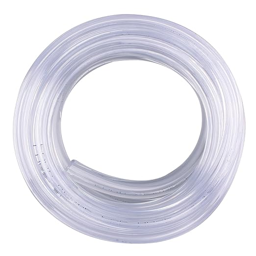 DERNORD PVC Tubing 3/16"ID X 7/16"OD Flexible Clear Vinyl Hose 10 Feet for Food Grade