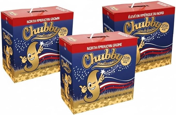 Chubby North American Grown Dried Mealworms | 30?lbs | Non-GMO High-Protein Treats for Chickens, Ducks & Wild Birds – Sustainable Chicken Feed